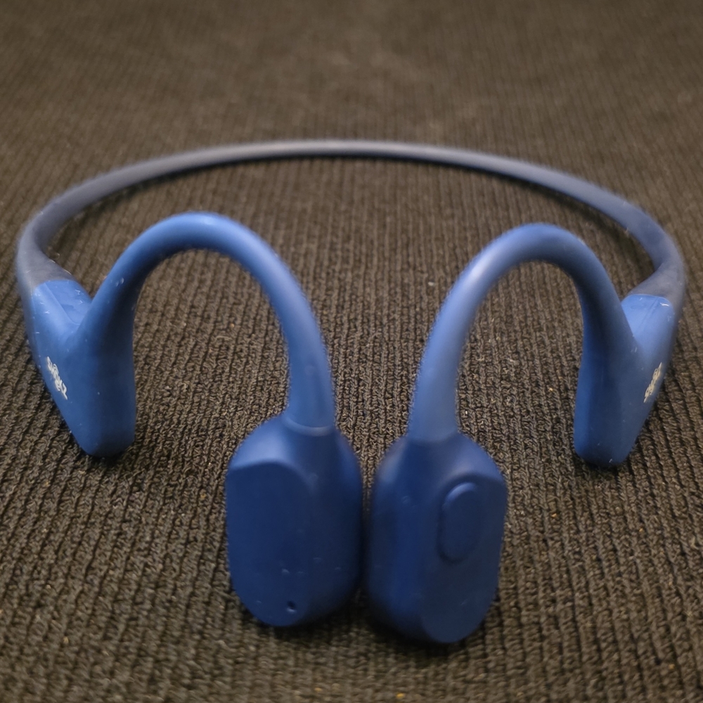 SHOKZ OpenRun - Bluetooth Wireless Open-Ear Headphones (Blue) - Picture 7 of 7